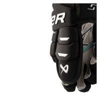 BAUER Eishockey Handschuh Supreme schwarz/weiß FUSE - Yth. 9"