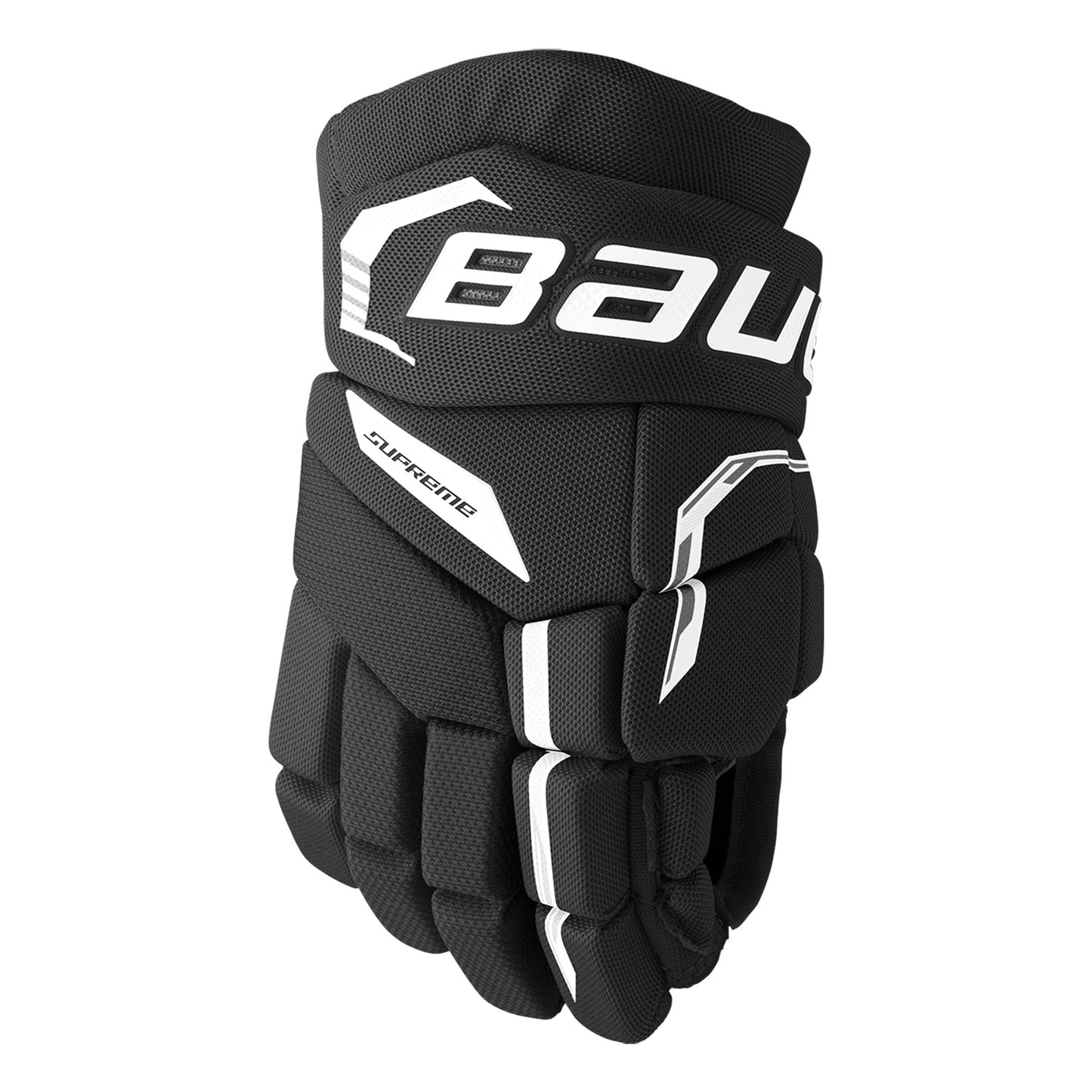 BAUER Eishockey Handschuh Supreme schwarz/weiß FUSE - Yth. 9"