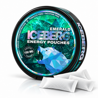 Iceberg Pouches Energy Emerald Apfel Citrus – 150 mg Koffein, ohne Nikotin
