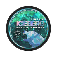 Iceberg Pouches Energy Emerald Apfel Citrus – 150 mg Koffein, ohne Nikotin