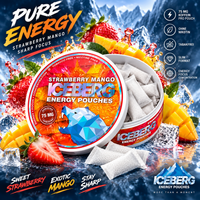 Iceberg Energy Pouches  - Strawberry Mongo 75 mg Koffein