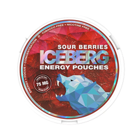Iceberg Energy Pouches  - Sour Berries 75 mg Koffein,