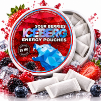 Iceberg Energy Pouches  - Sour Berries 75 mg Koffein,