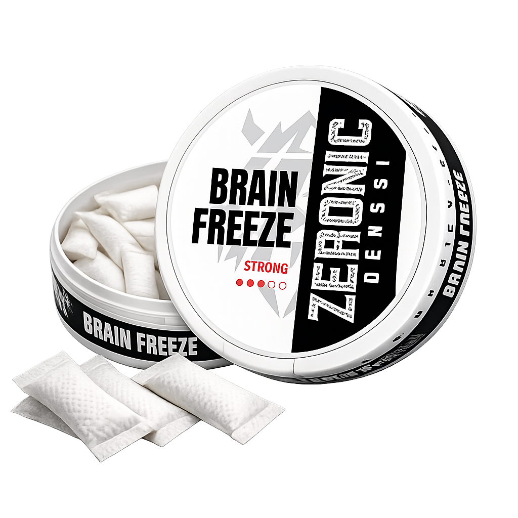 Denssi Spearmint Zeronic Pouches,Brain Freez Minze