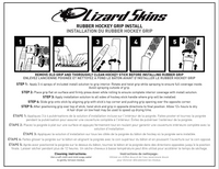LIZARD SKINS Rubber Hockey Grip – Snipe – Classic Knob