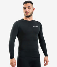 Hockey Shirt Underwear Top Elastic Givova Long Sleeve black 