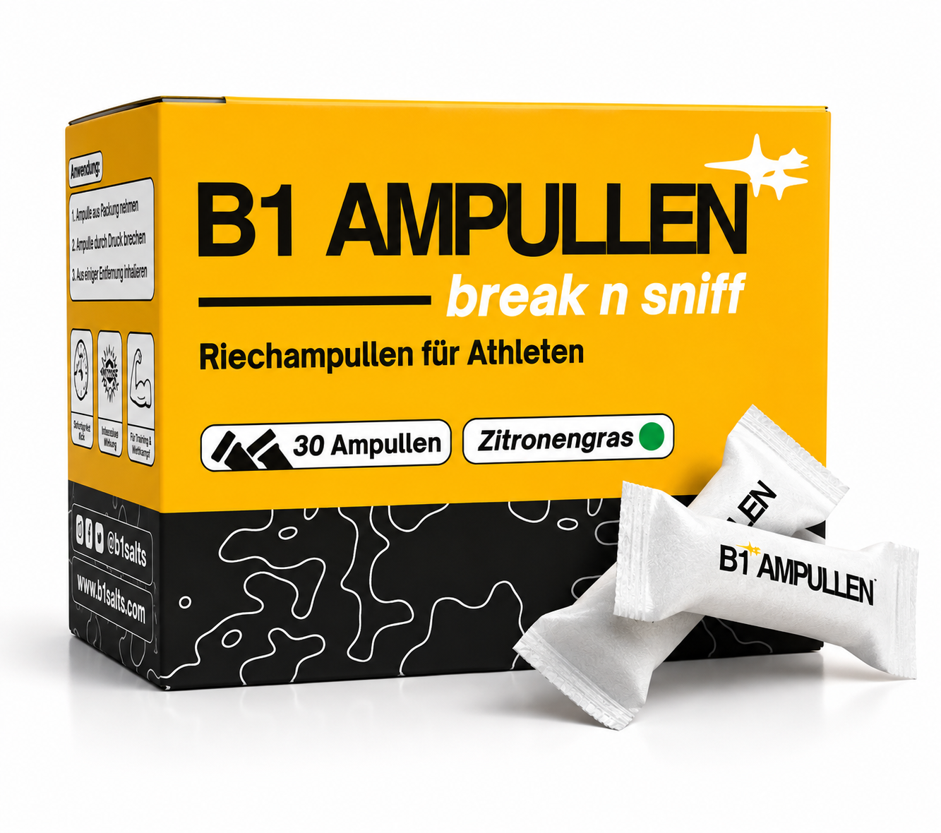 B1 Ampullen strong Riechampullen Sport - Eishockey 30 Ampullen