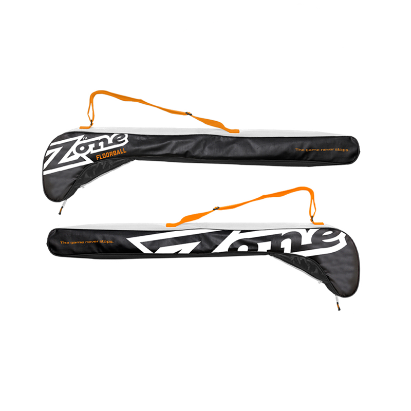 Schlägertasche Floorball junior 80-91 cm schwarz/weiß Mega