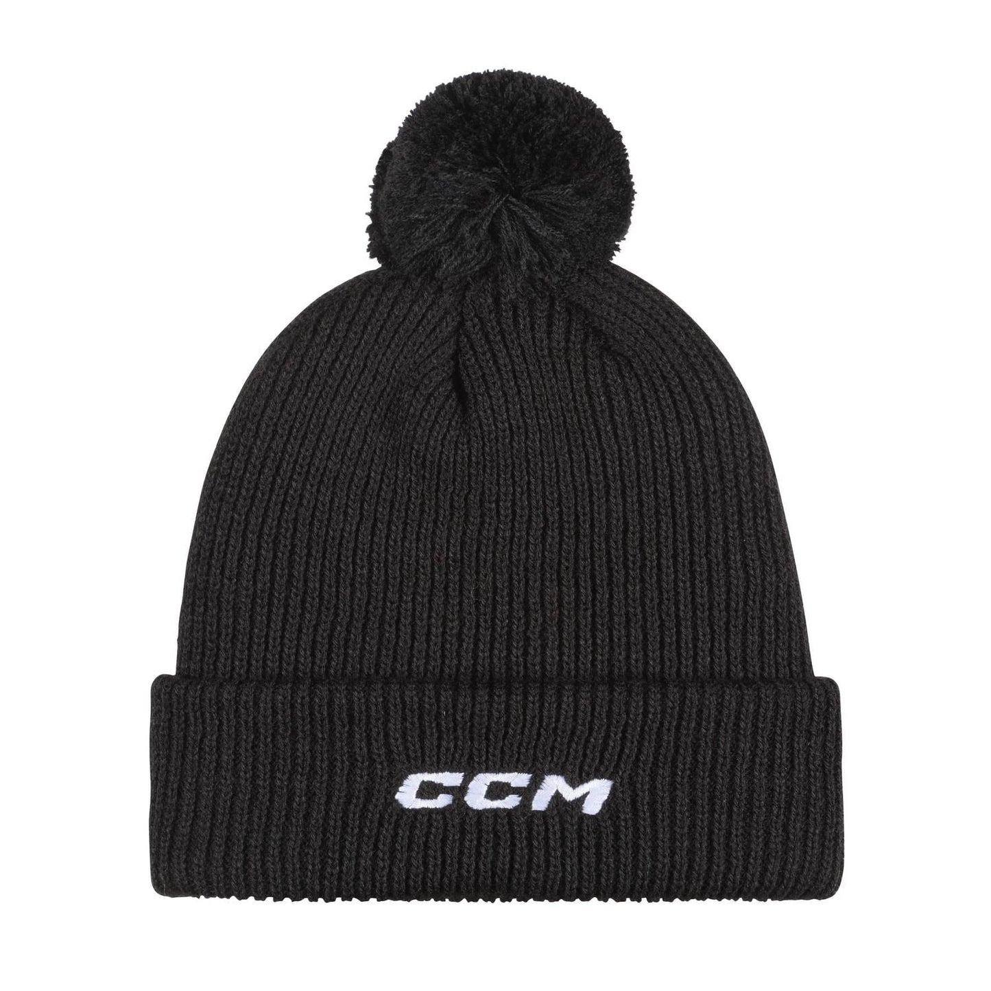 CCM Mütze Team POM Knit schwarz