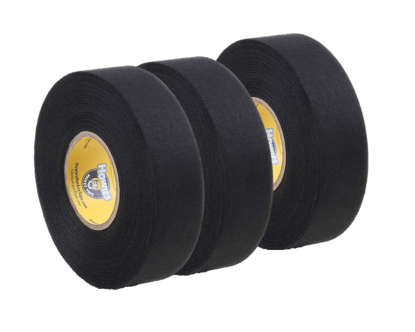 Howies 3 Pak Eishockeytape Cloth schwarz 3x24 Zoll