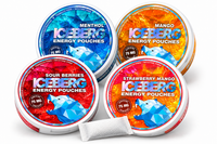 Iceberg Energy Pouches 4er SET, 75 mg Koffein