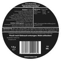 W1NNAS Energy Pouches Cola – Koffein Pouches ohne Nikotin