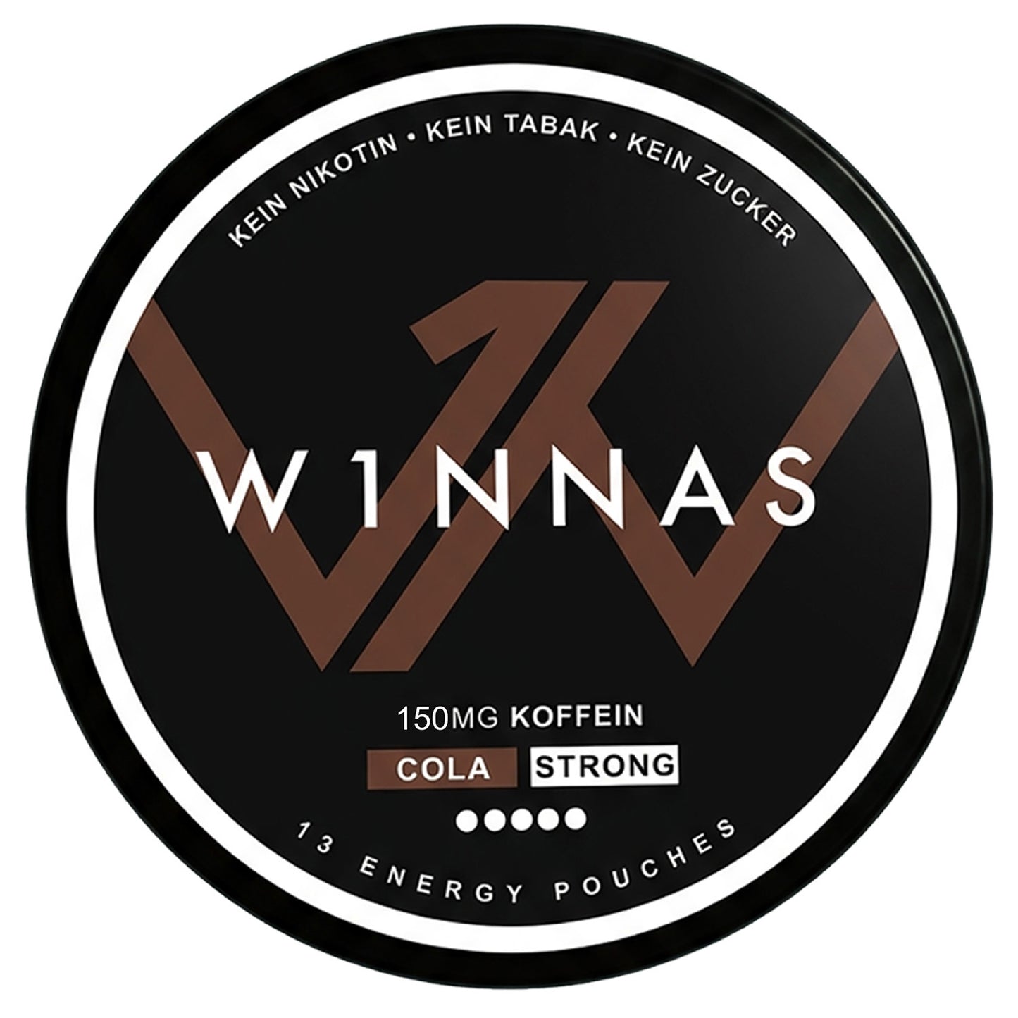 W1NNAS Energy Pouches Cola – Koffein Pouches ohne Nikotin