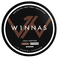 W1NNAS Energy Pouches Cola – Koffein Pouches ohne Nikotin