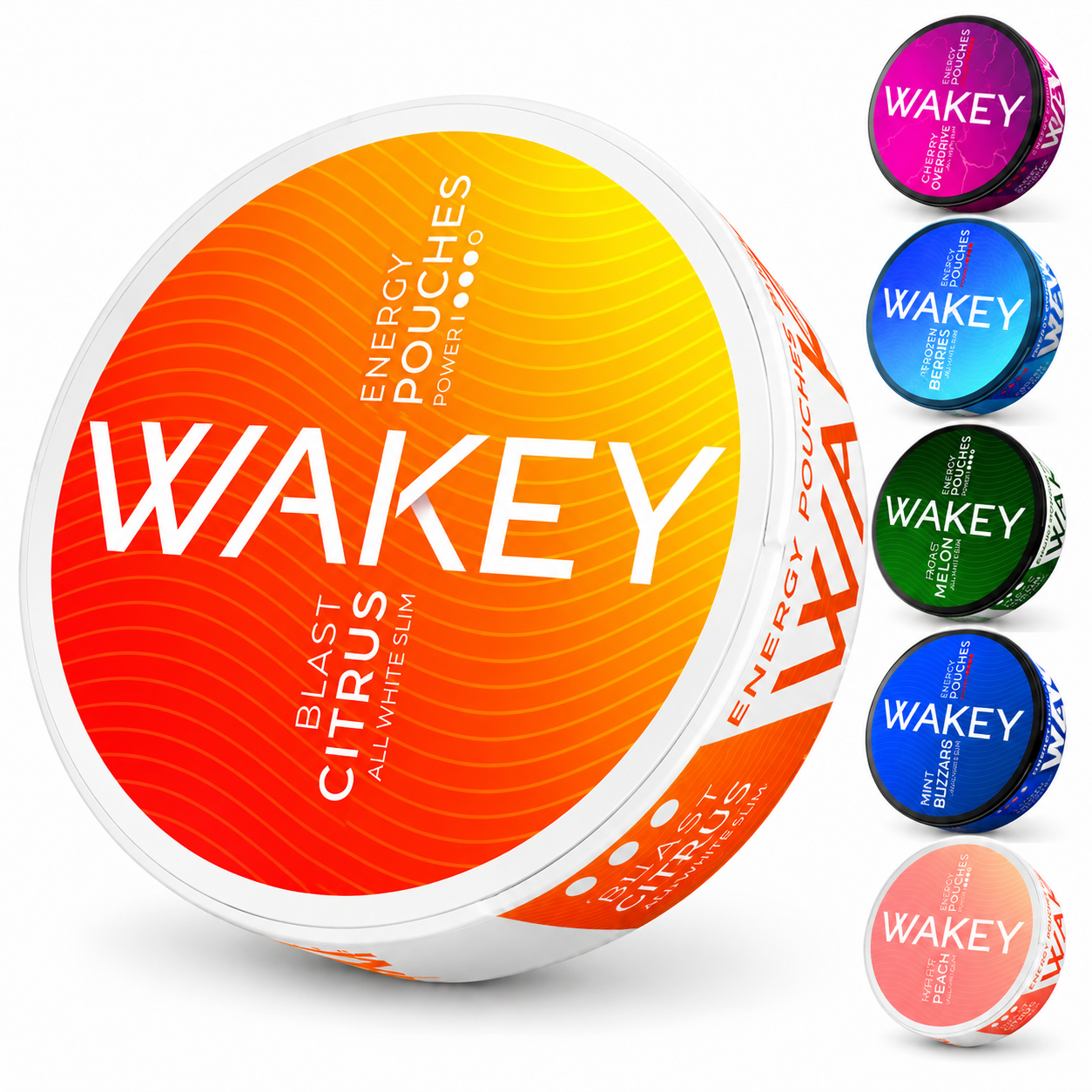 Wakey Energy Pouches – Nikotinfreie Energy Pouches mit 50 mg Koffein