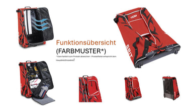 Tasche Grit HTFX Hockey Tower junior Boston rot/schwarz