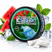 Iceberg Pouches Energy Watermelon Mint – 150 mg Koffein, ohne Nikotin