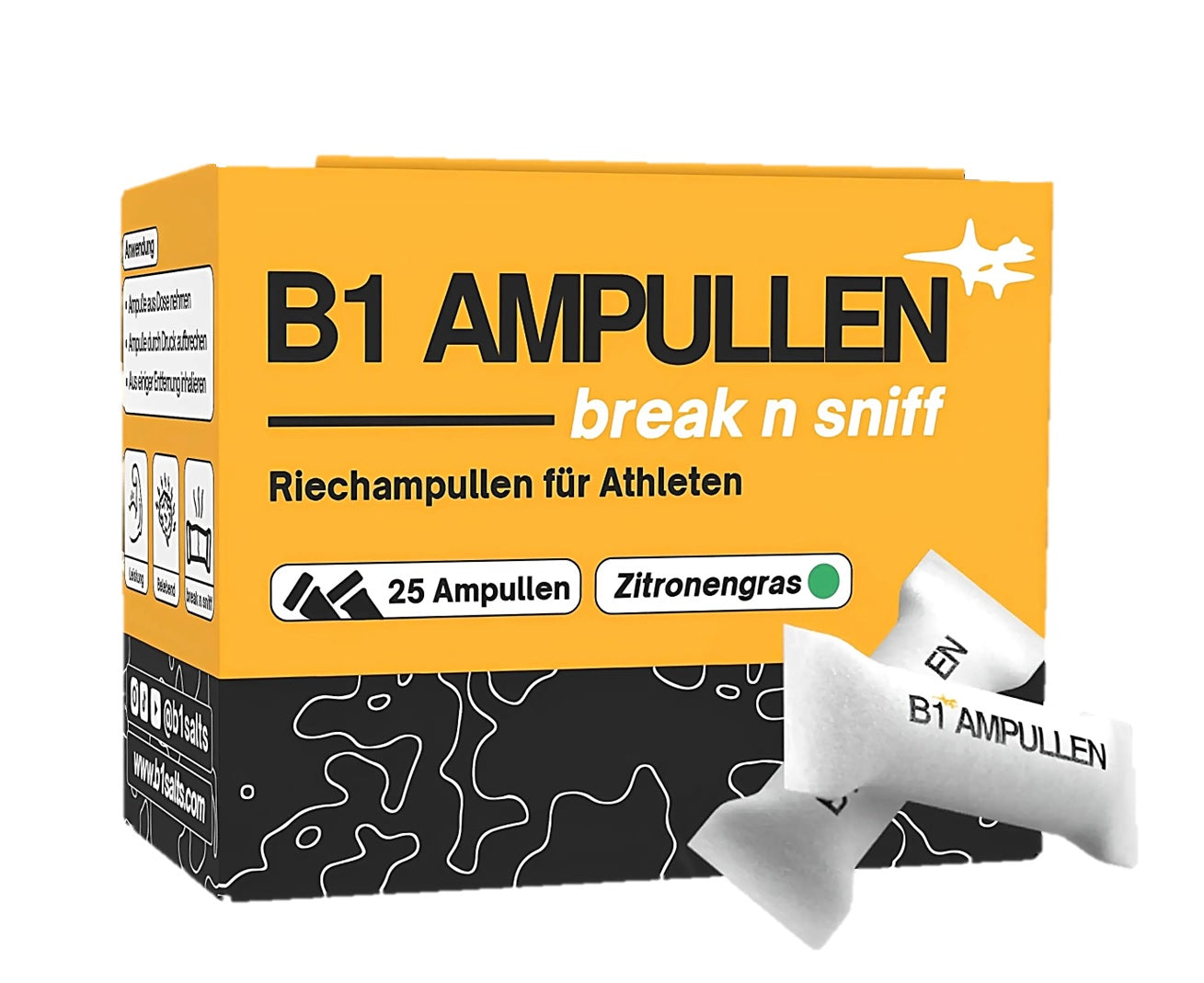 B1 Ampullen strong Riechampullen Sport - Eishockey 25 Ampullen