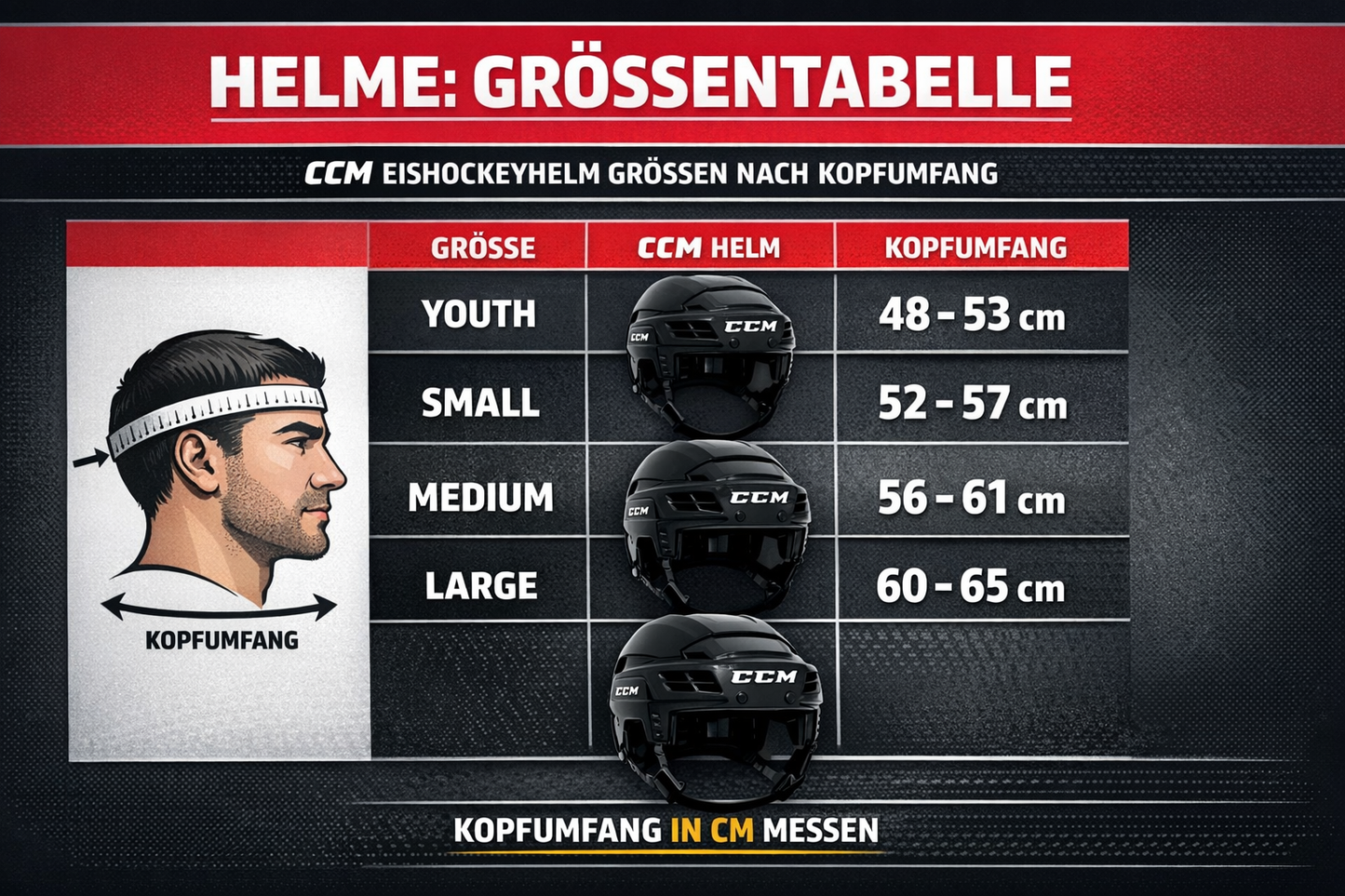 CCM Eishockeyhelm Tacks 910 combo schwarz senior M