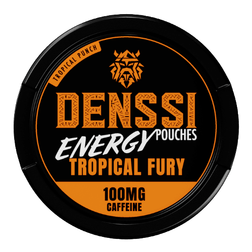 Denssi Energy Tropical Fury – Nikotinfreie Energy Pouches