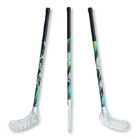 Floorballschläger START YOUR ENGINES Blau Acito 80-95 cm