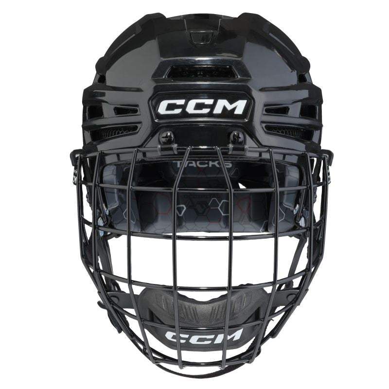 CCM Tacks 920 SR Hockey Helm, schwarz mit Gitter S-L