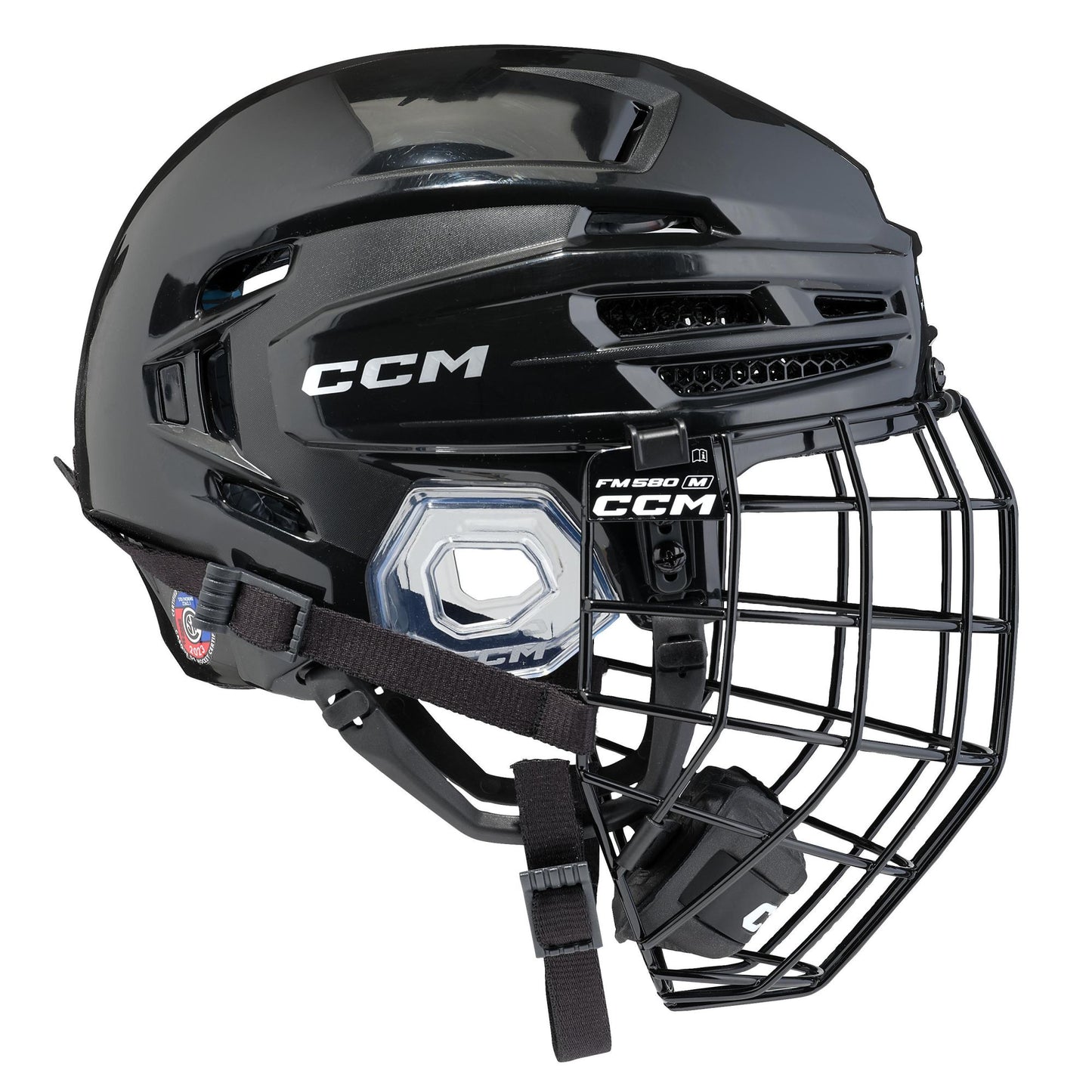 CCM Tacks 920 SR Hockey Helm, schwarz mit Gitter S-L