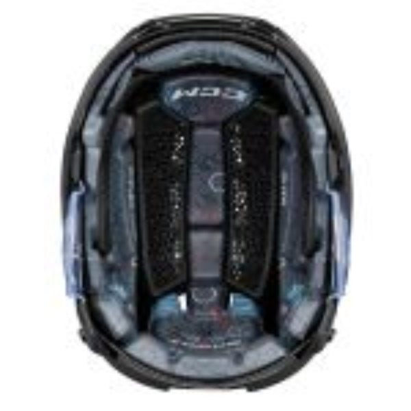 CCM Tacks 920 SR Hockey Helm, navy mit Gitter S-L