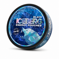 Iceberg Pouches Black Energy – 150 mg Koffein, ohne Nikotin