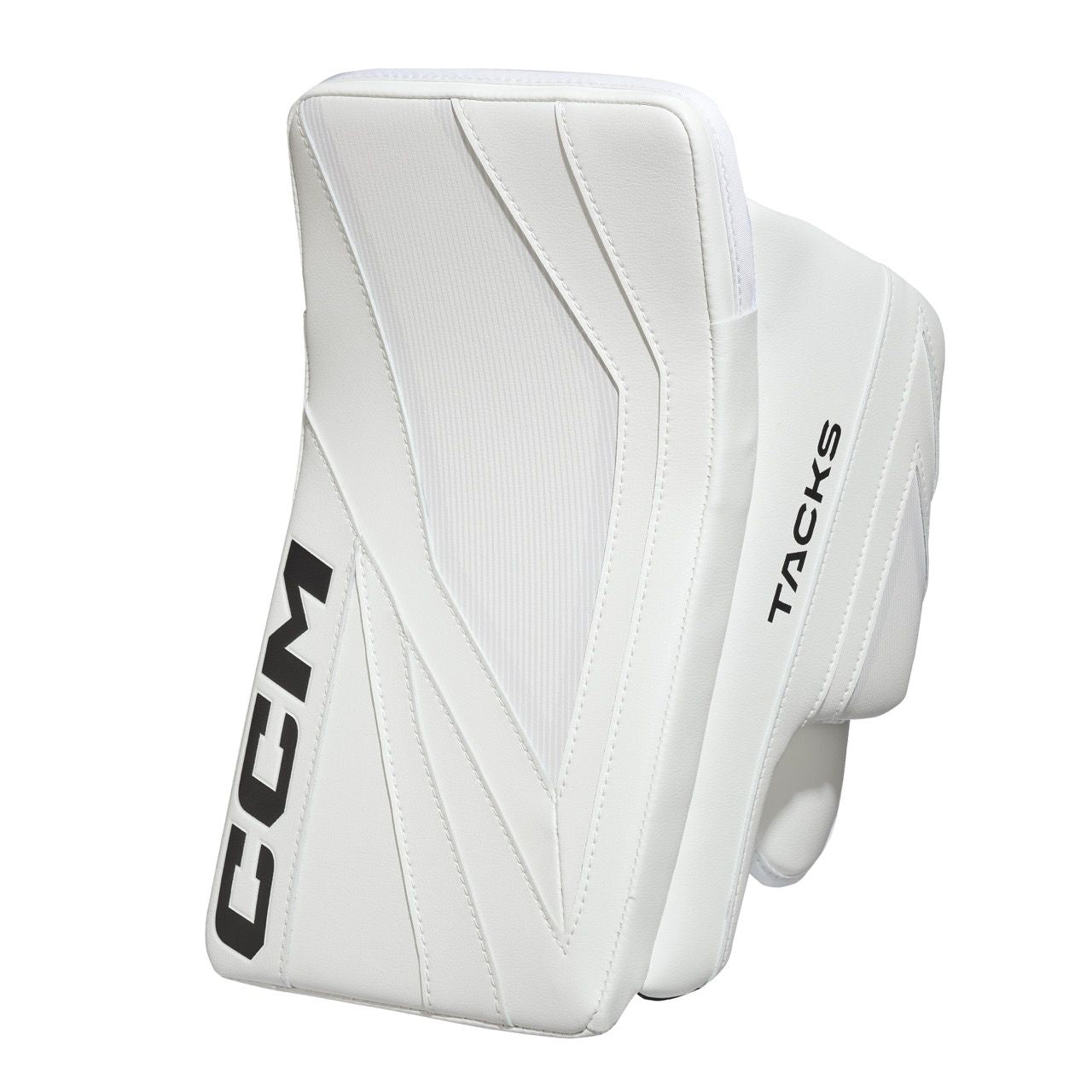 CCM Tacks Goalie Blocker Intermediate – Weiß / Regular (Stockhand)