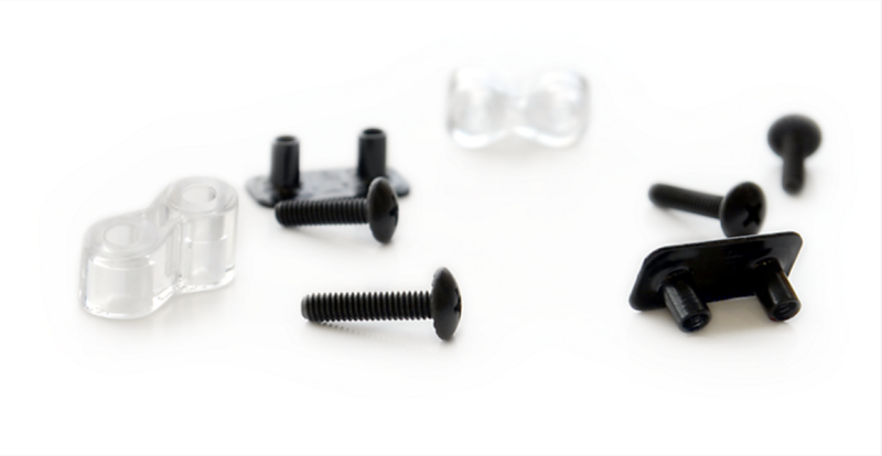 CCM Eishockey Helm Visierr Space/Screw Kit OSFA