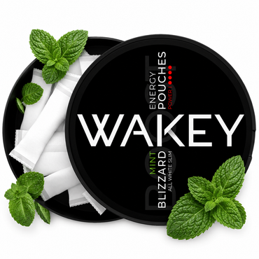 Wakey Energy Pouches Boost Blizzard Mint