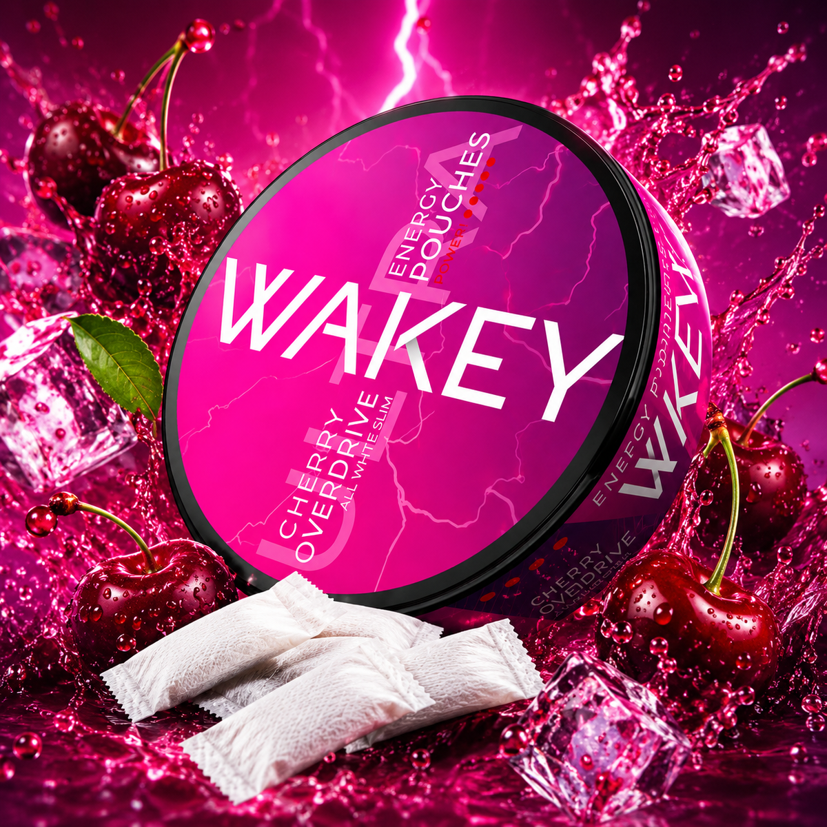 Wakey Energy Pouches – Nikotinfreie Energy Pouches mit 50 mg Koffein