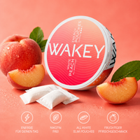 Wakey Energy Pouches – Nikotinfreie Energy Pouches mit 50 mg Koffein