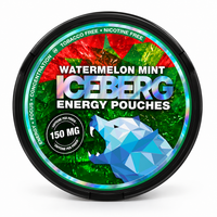 Iceberg Pouches Energy Watermelon Mint – 150 mg Koffein, ohne Nikotin