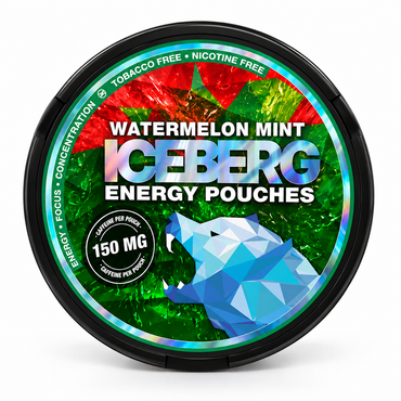 Iceberg Pouches Energy Watermelon Mint – 150 mg Koffein, ohne Nikotin