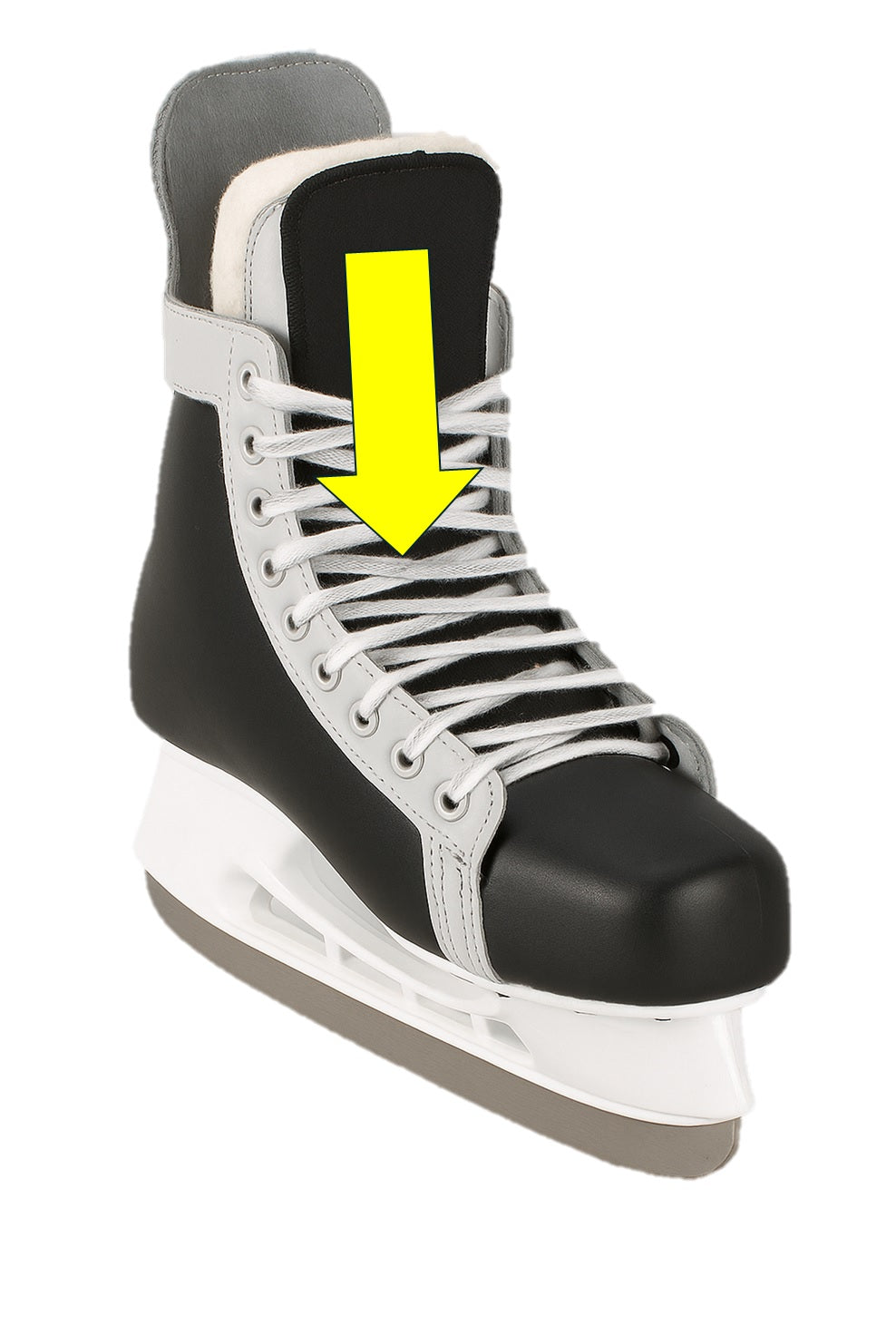 Player Lace Bite Pad, Schnürsenkel Schutz für Schlittschuhe