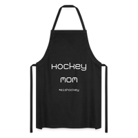 Kochschürze Hockey MOM für Eishockey Mütter - Schwarz