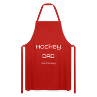 Kochschürze Hockey DAD für Hockey Väter - Rot