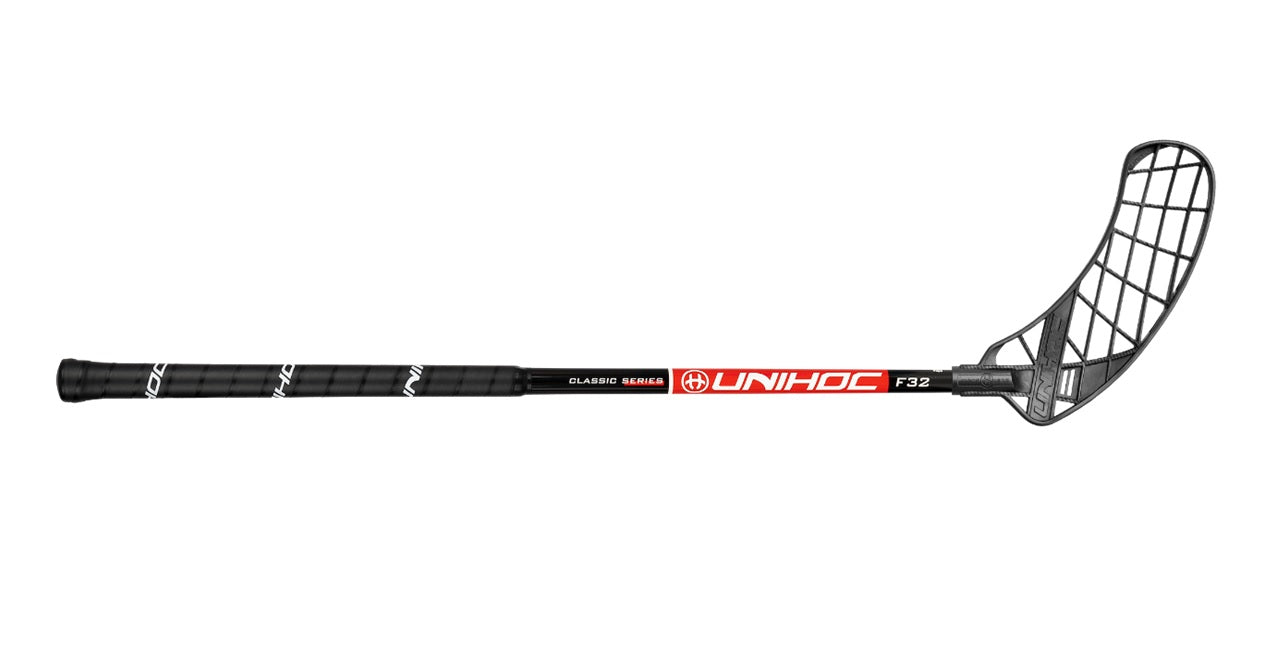 Unihoc Floorballschläger UNITY CLASSIC 32 black/red 87cm