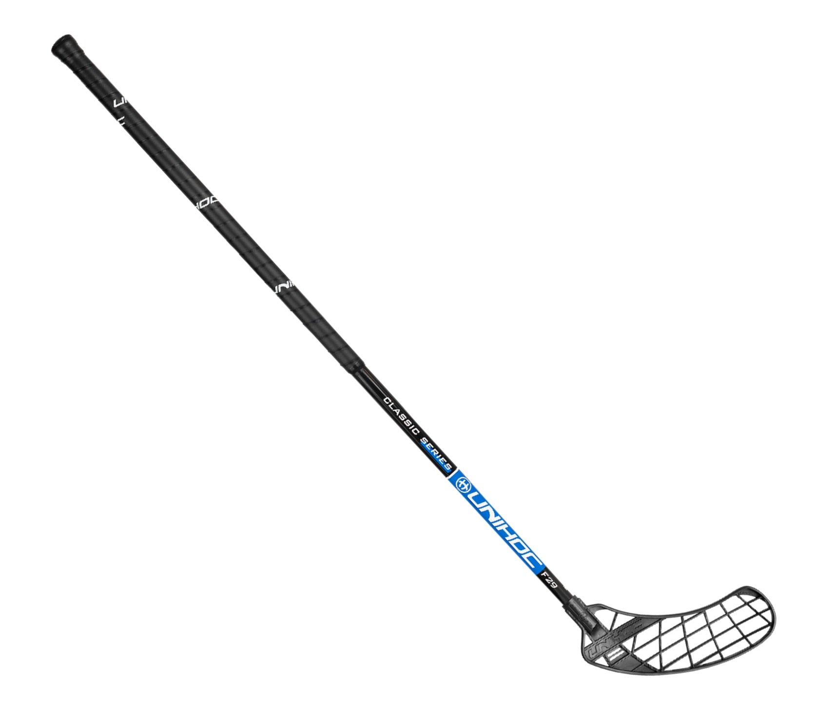 Unihoc Floorballschläger UNITY CLASSIC 29 black/blue 100 cm – Halona