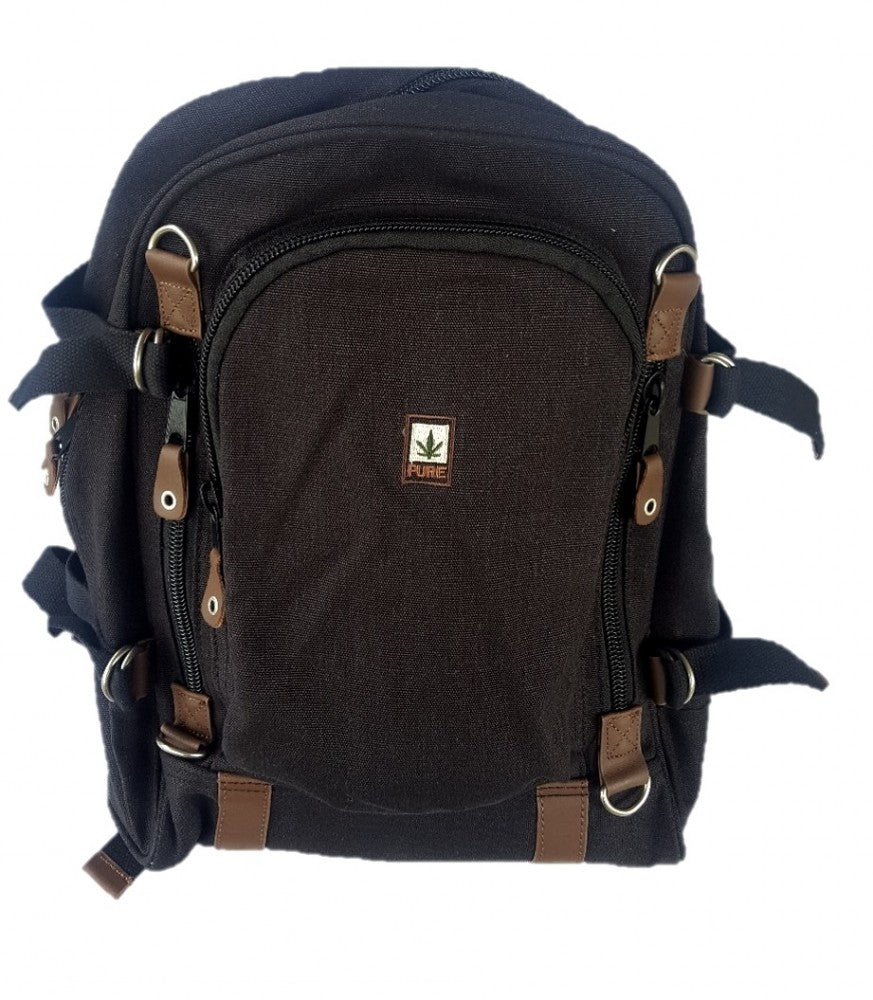 Backpack HF-0001 Pure Hemp black
