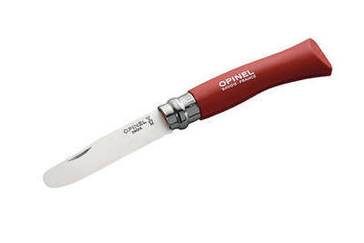 Children's knife, pocket knife for children, red carving knife