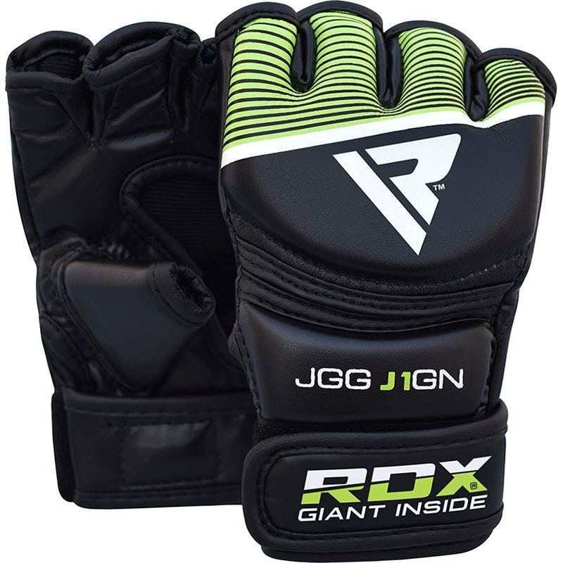 RDX J1 Kids MMA Training Gloves Fitness black/green
