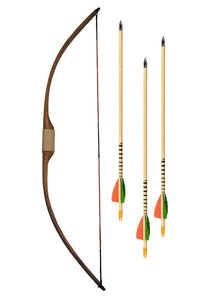 Halona bow set junior sports bow incl. 3 arrows junk wood