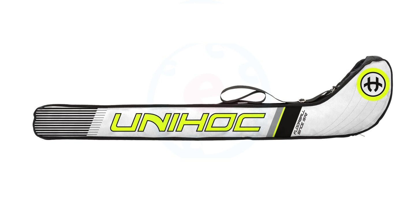 Stick bag Floorball Unihoc Radar white junior 80-87c,
