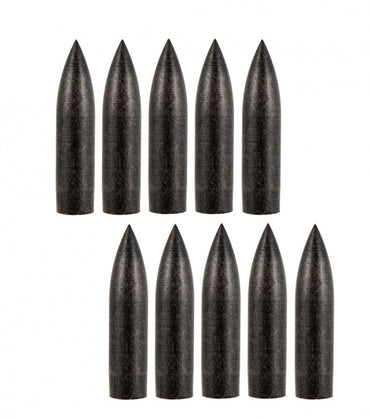 10x Punta di freccia Bullet per frecce sportive Punta Bucktrail per freccia di legno 5/16-11/32