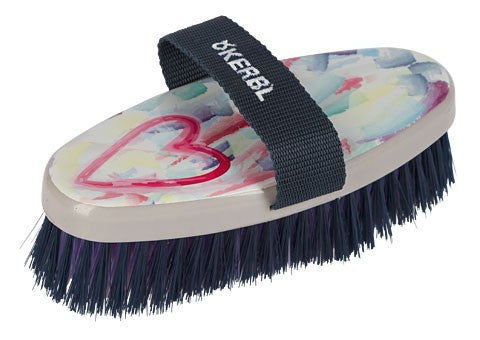 Horse brush Heart&amp;Soul with polyester bristles Kerbl