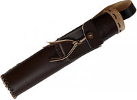 Faretra tradizionale per tiro con l'arco, faretra da spalla, faretra per frecce in cuoio