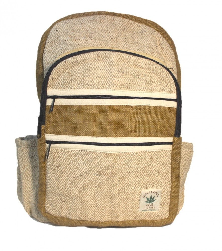 Backpack made of hemp, handmade by cultbagz premium Nepal